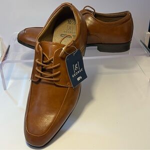🆕George Men's Brown Dress Shoes - Size 10.5 (New with Tags)